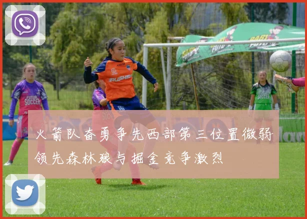 火箭队奋勇争先西部第三位置微弱领先森林狼与掘金竞争激烈