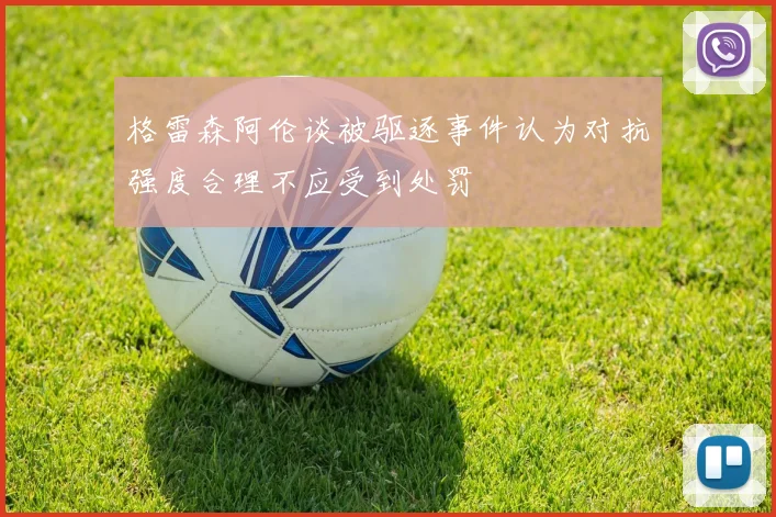 格雷森阿伦谈被驱逐事件认为对抗强度合理不应受到处罚